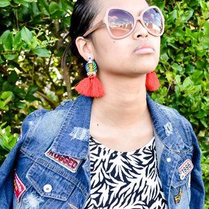 DENIM JACKET + PATCHWORK